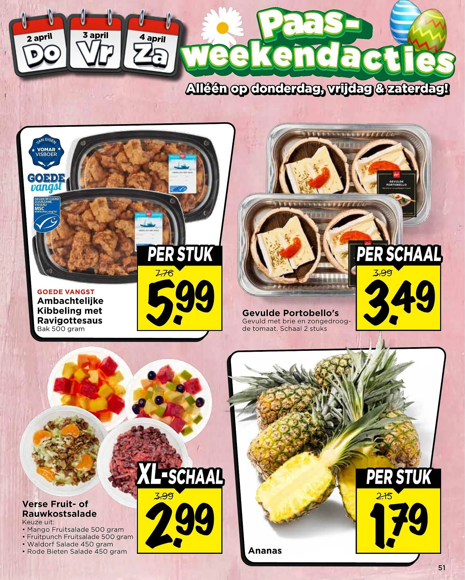 Vomar Voordeelmarkt folder van 29 maart tot 4 april 2026 - Folder pagina 48