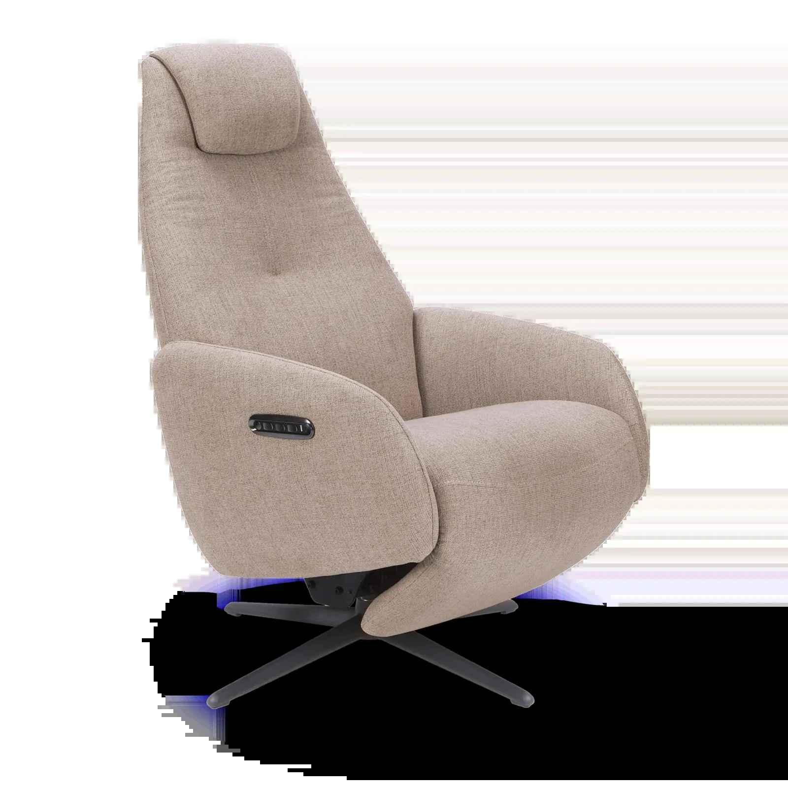 Relaxfauteuil (elektrisch/zwart) Davoli - Soda Liver