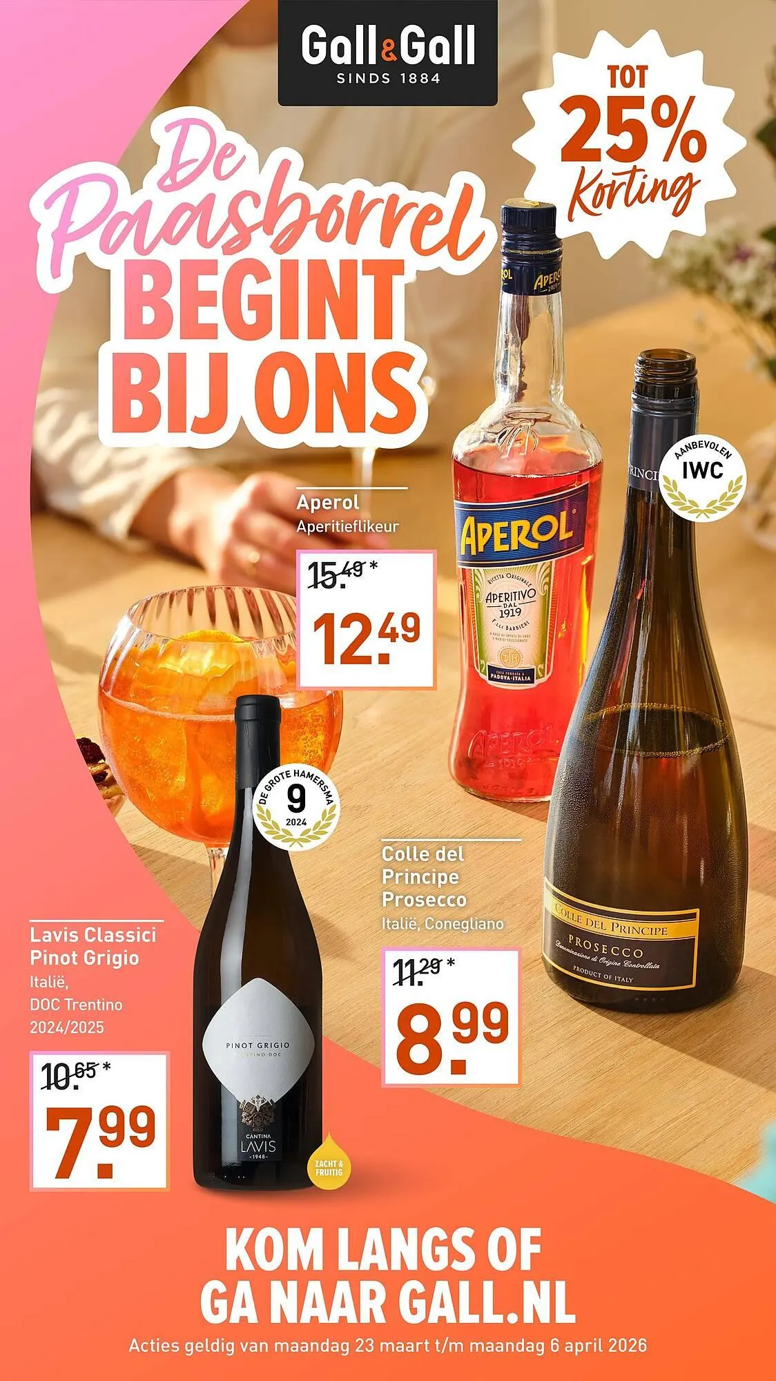 Gall & Gall folder van 23 maart tot 6 april 2026 - Folder pagina 1