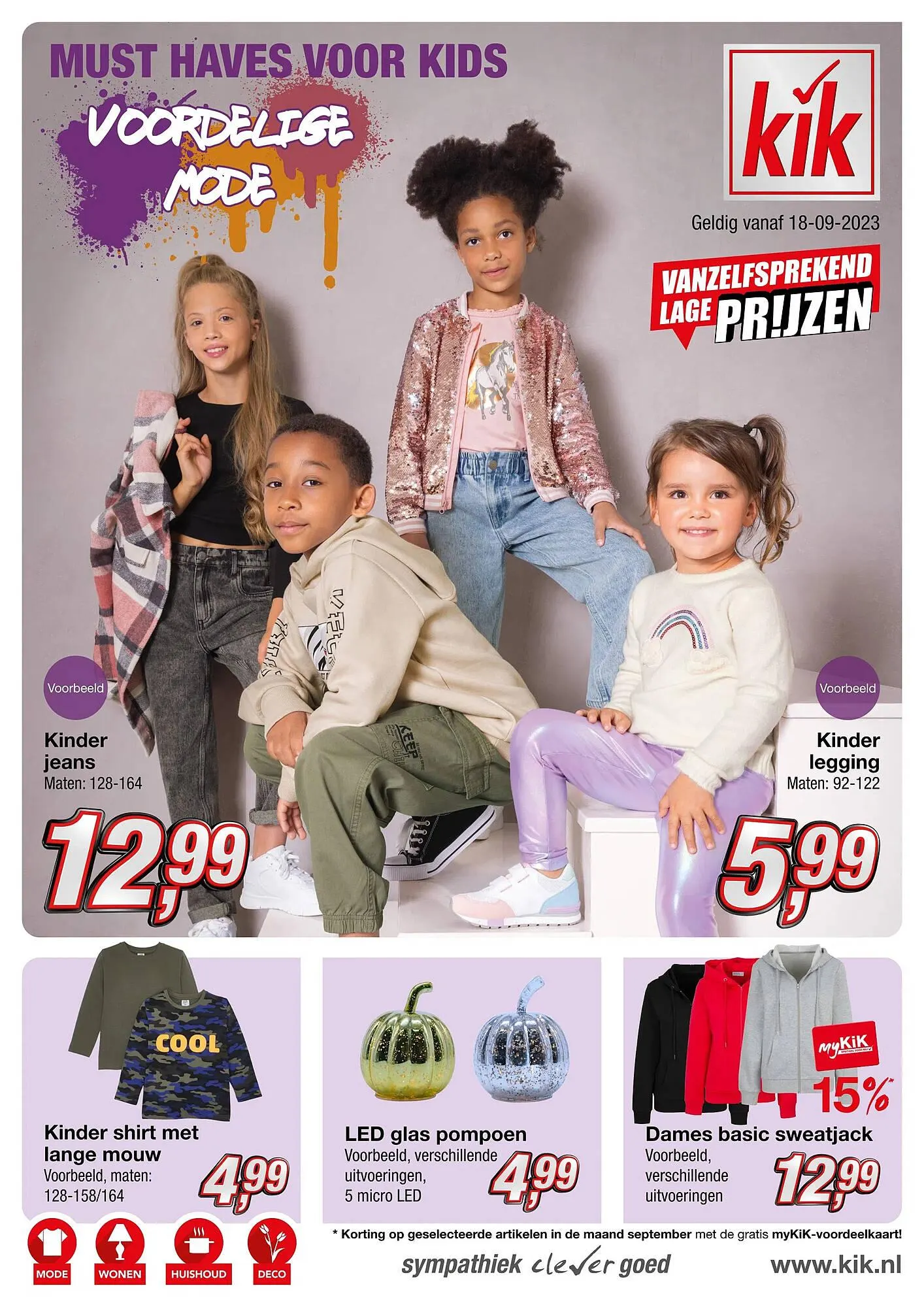 Kik folder van 17 september tot 23 september 2023 - Folder pagina 1