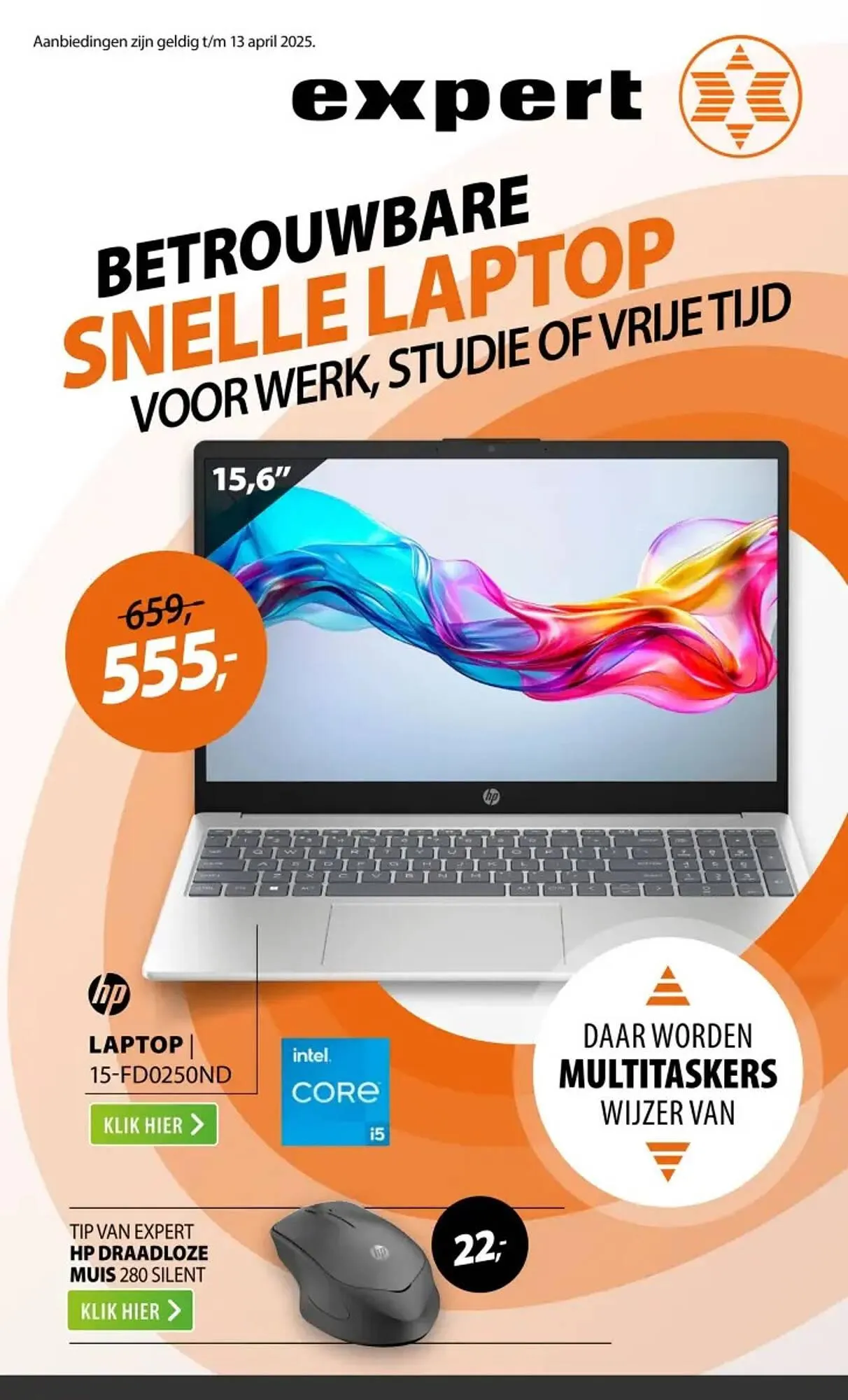 Expert folder van 7 april tot 13 april 2025 - Folder pagina 1