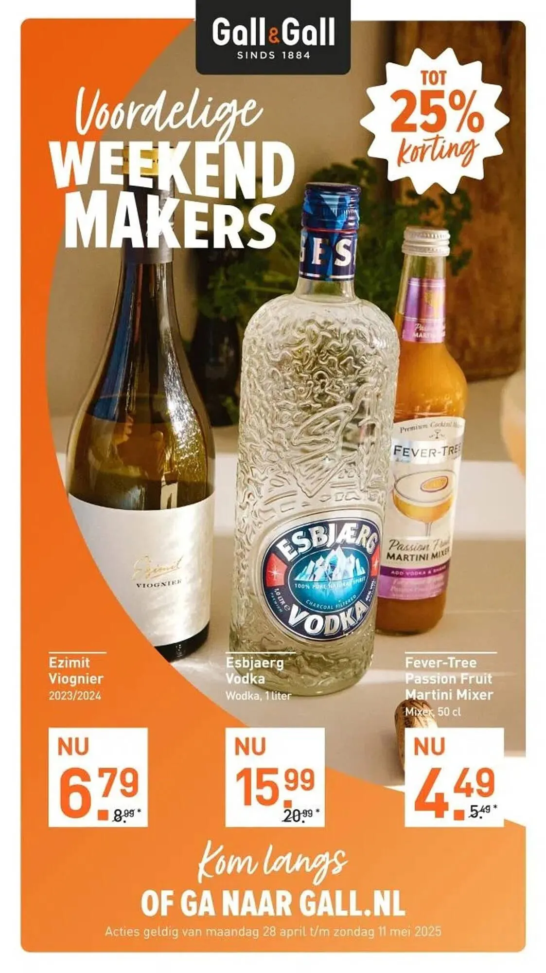 Gall & Gall folder van 28 april tot 5 mei 2025 - Folder pagina 1