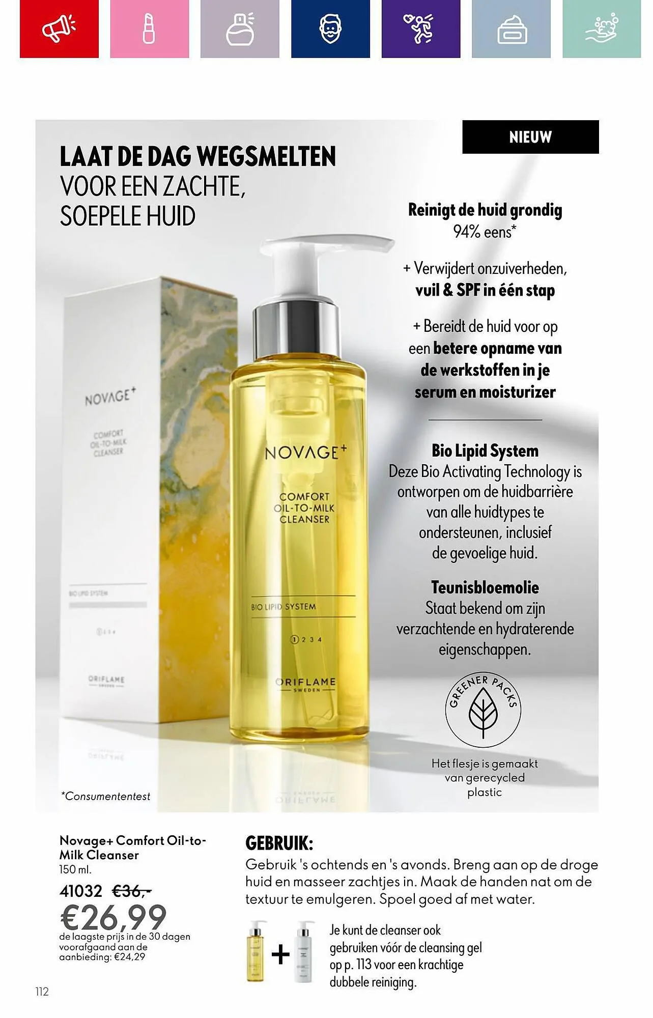 Oriflame folder van 22 augustus tot 12 september 2023 - Folder pagina 112