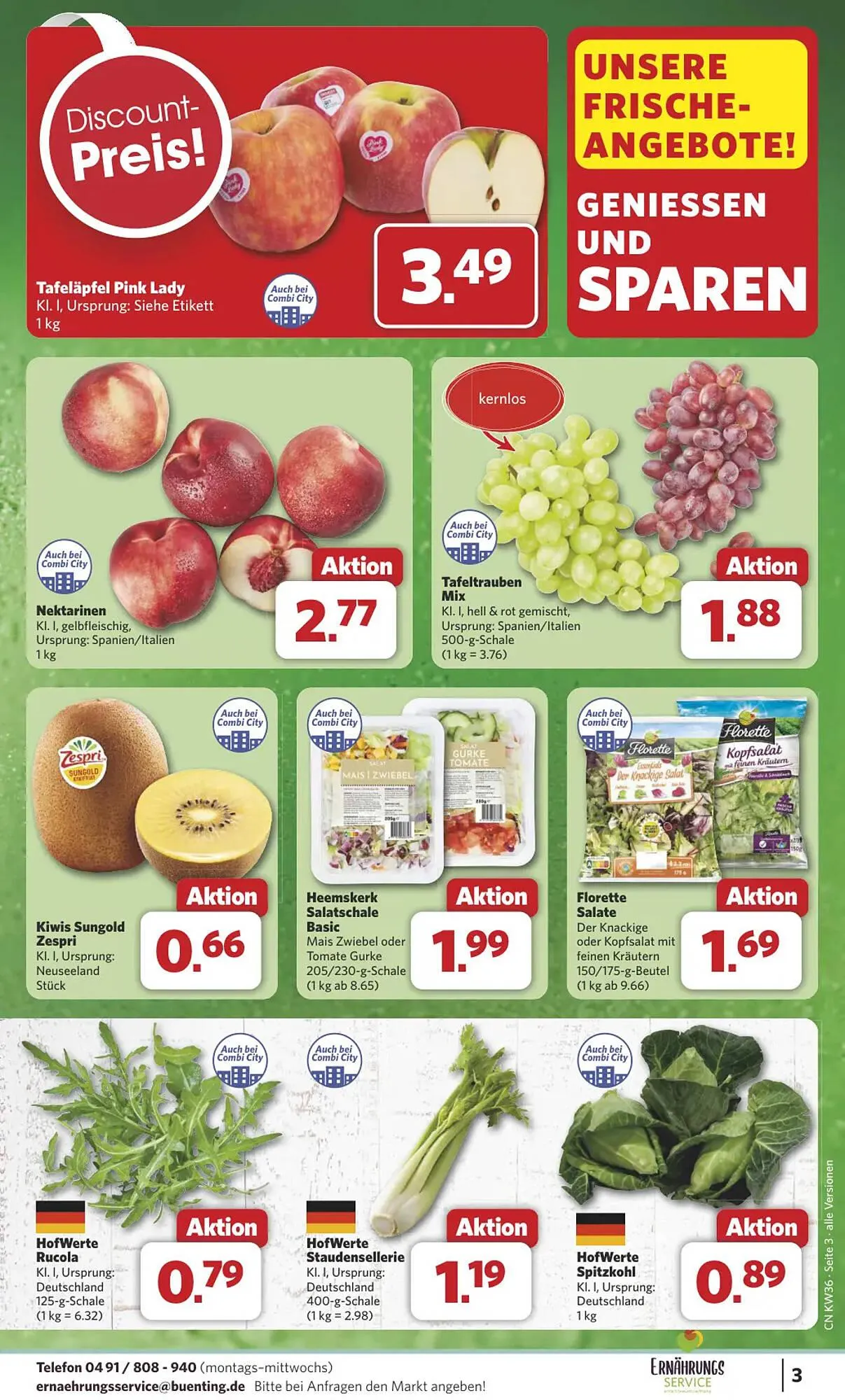 Combi Markt DE folder van 1 september tot 6 september 2025 - Folder pagina 3