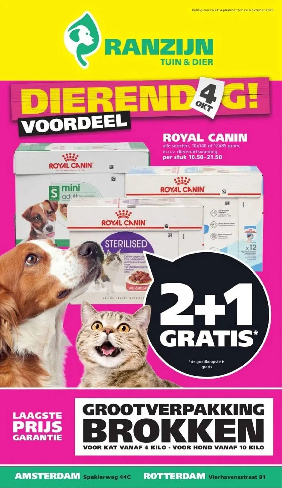 Ranzijn folder van 21 september tot 4 oktober 2025 - Folder pagina 1