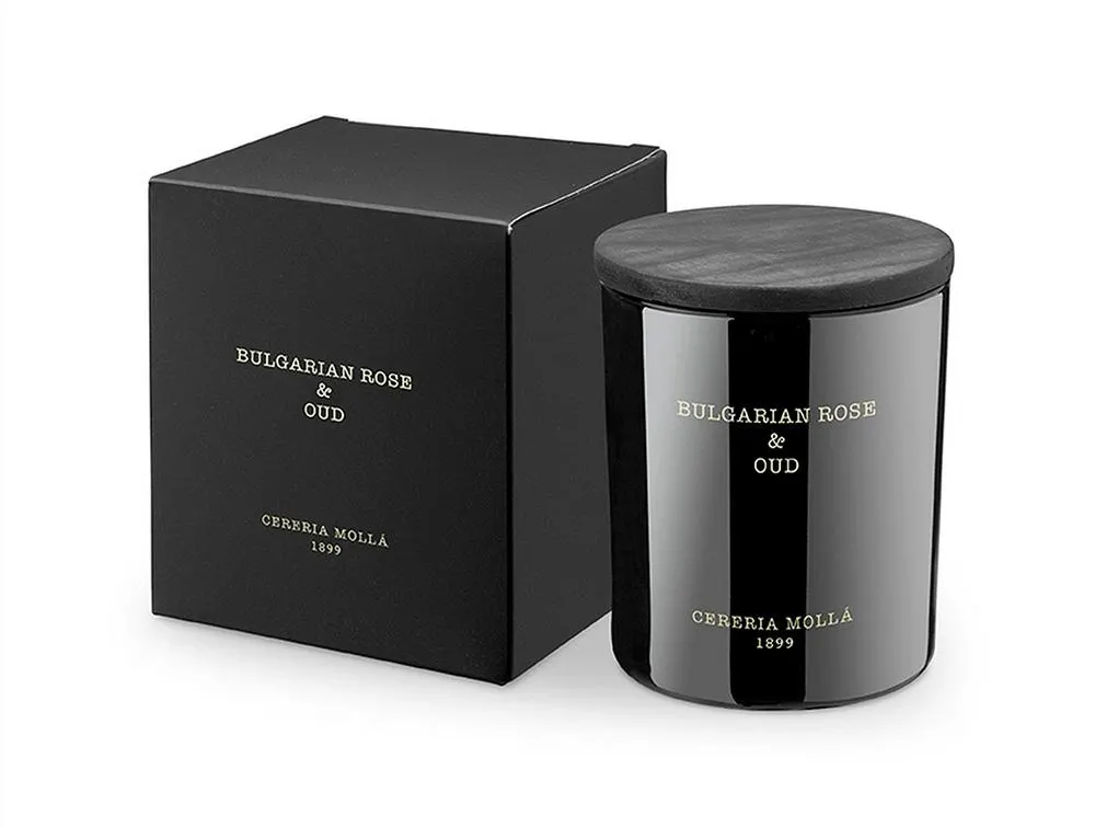 Geurkaars 230 gr. Bulgarian Rose & Oud
