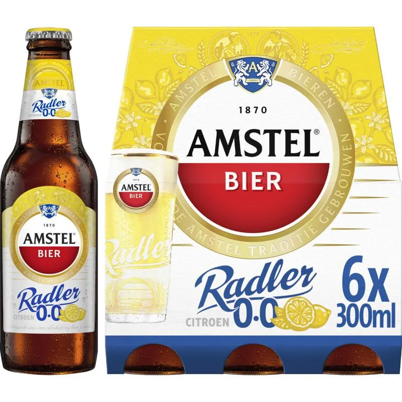 Amstel Radler citroen 0.0 bier 6-pack