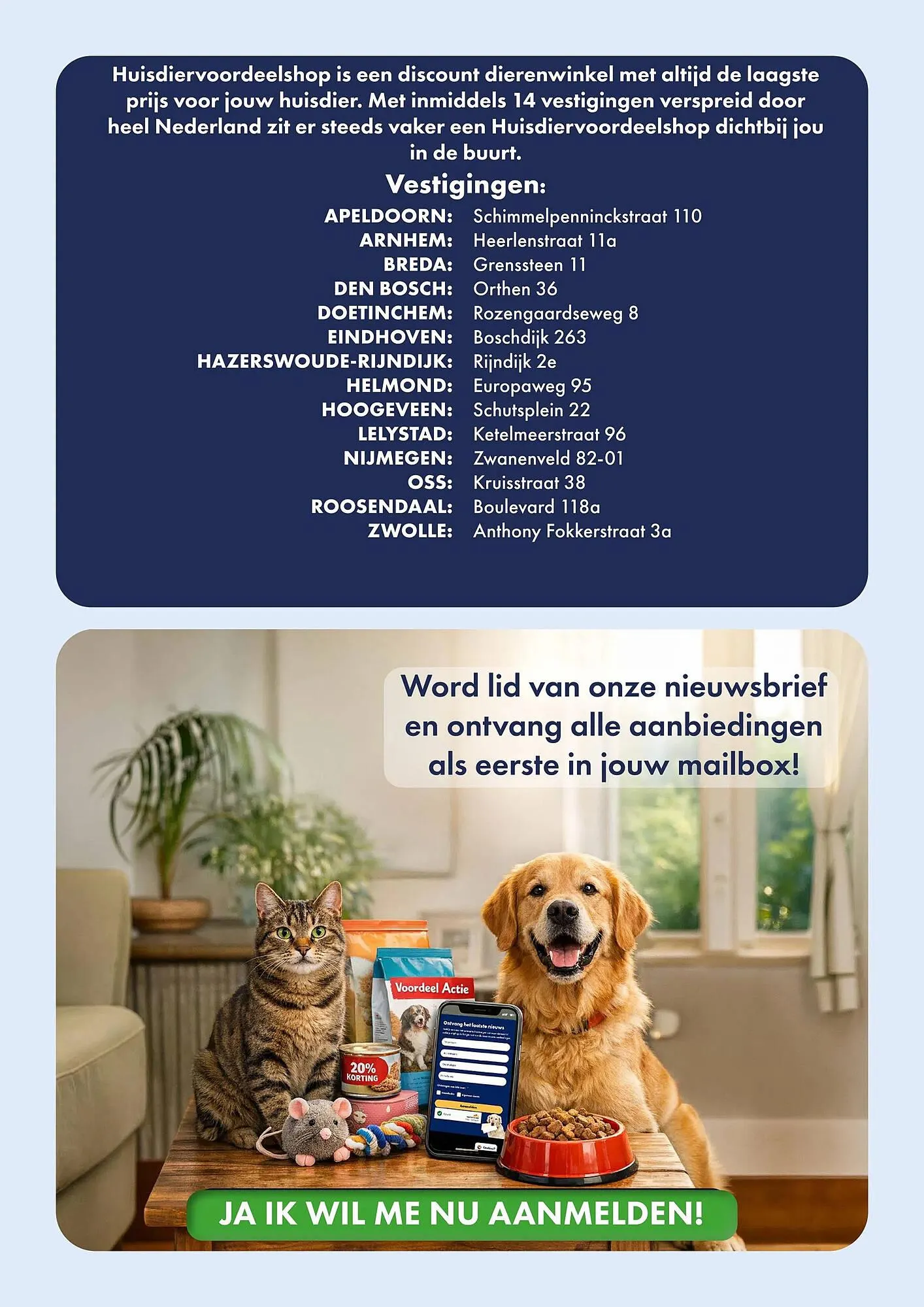 Huisdier Voordeelshop folder van 8 maart tot 24 maart 2026 - Folder pagina 2