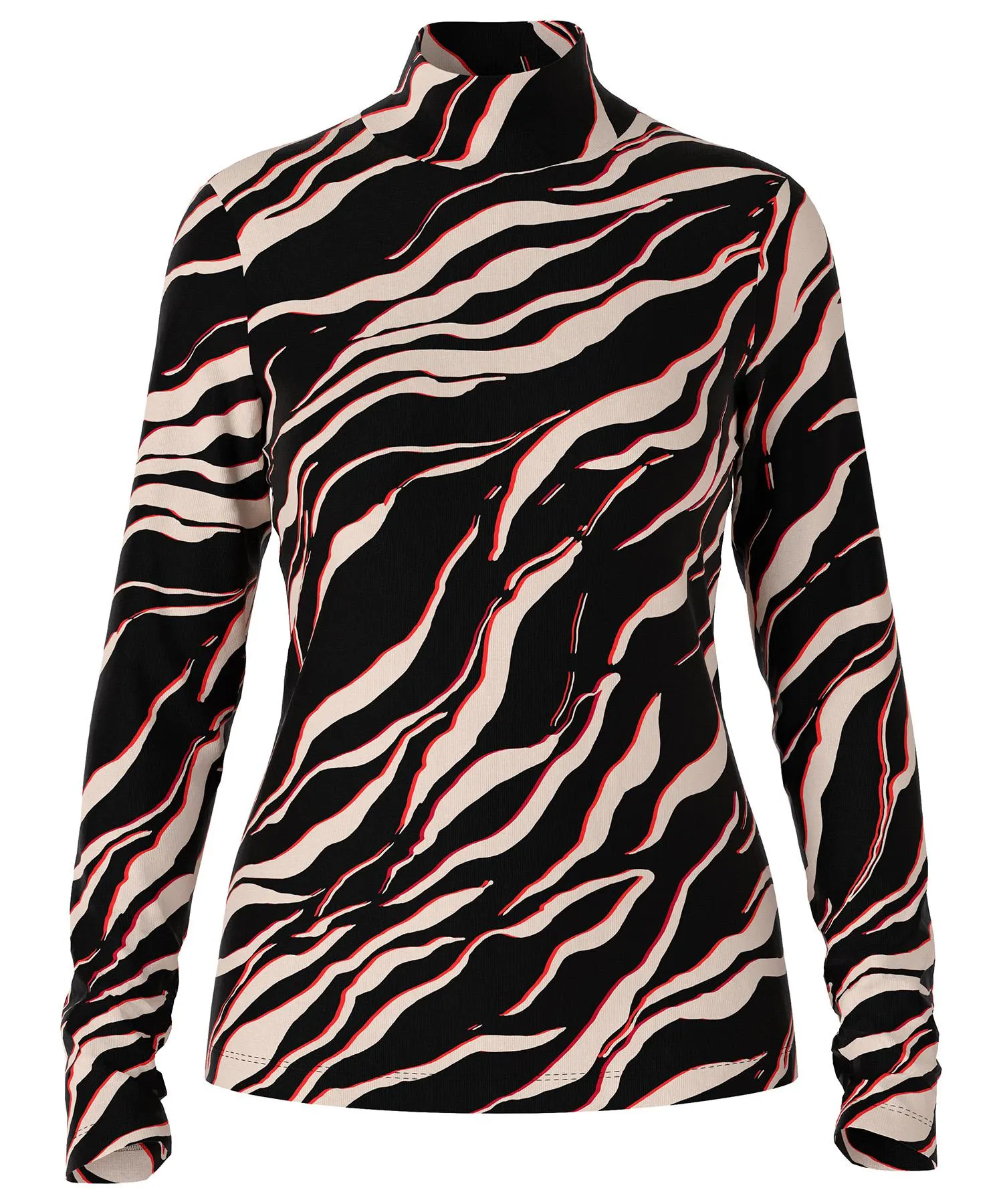 Marc Cain Sports colshirt zebraprint panty-feel