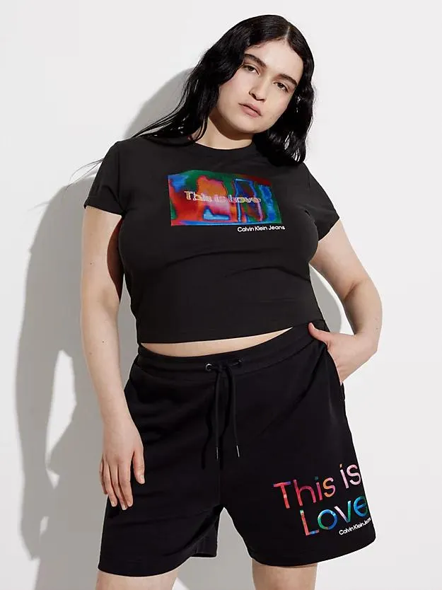 Slim cropped T-shirt - Pride