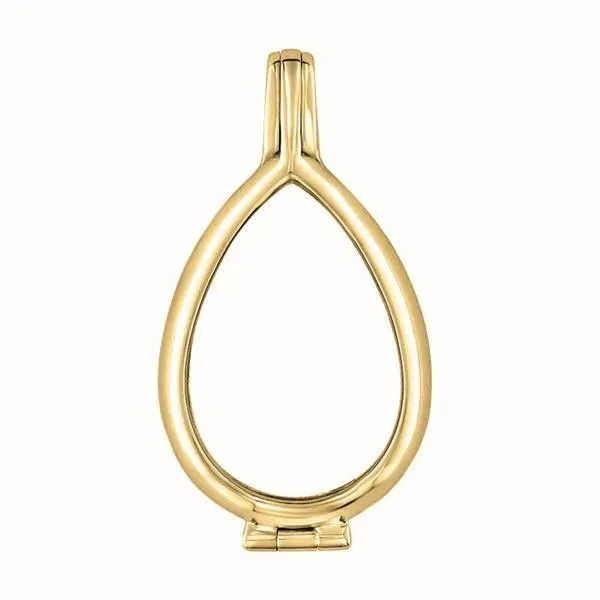 Goccia (25mm) Medaillon (925/gold-plated)
