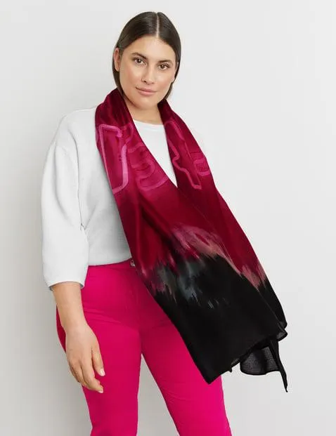 Sjaal met tekstprint