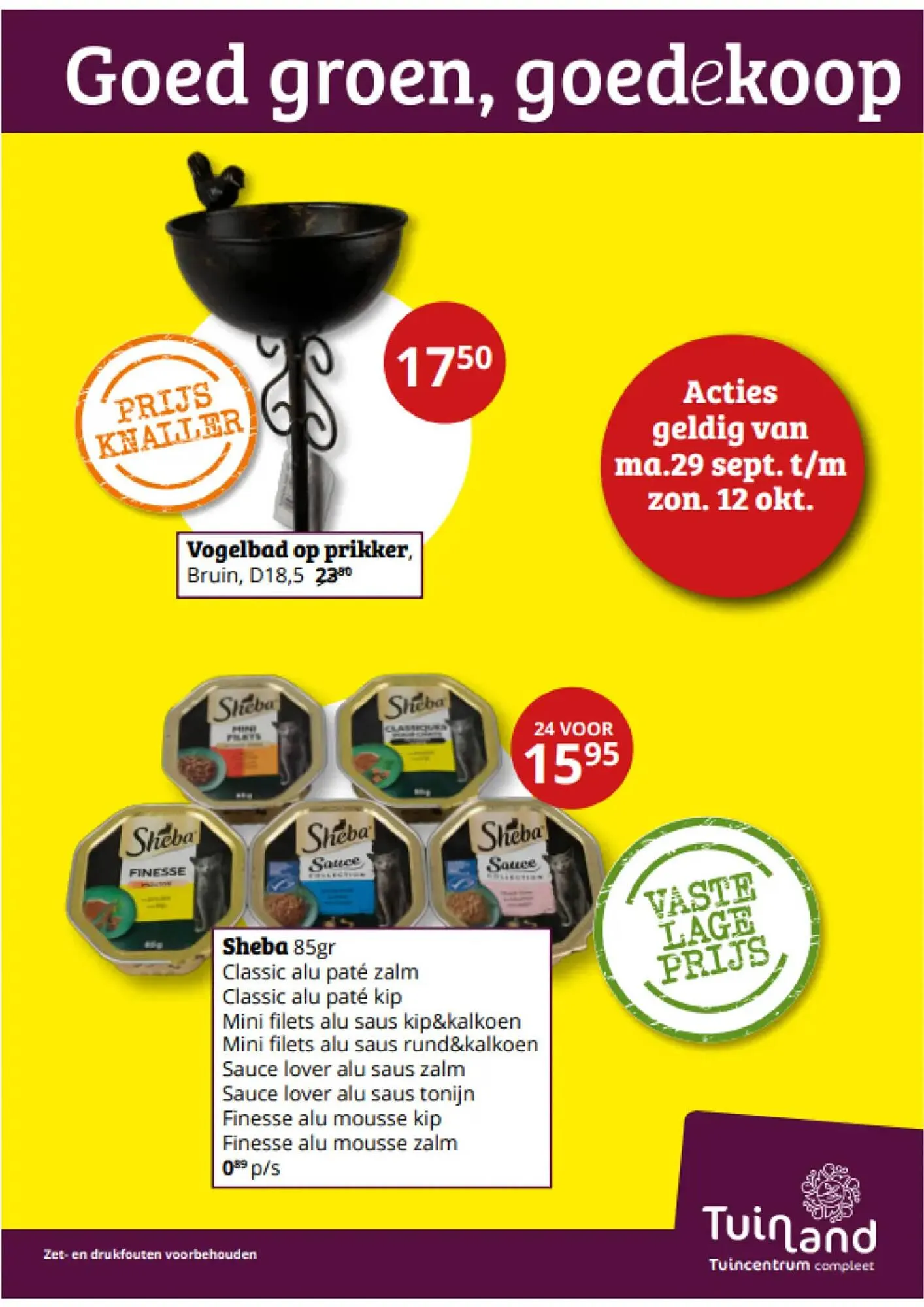 Tuinland folder van 29 september tot 12 oktober 2025 - Folder pagina 6