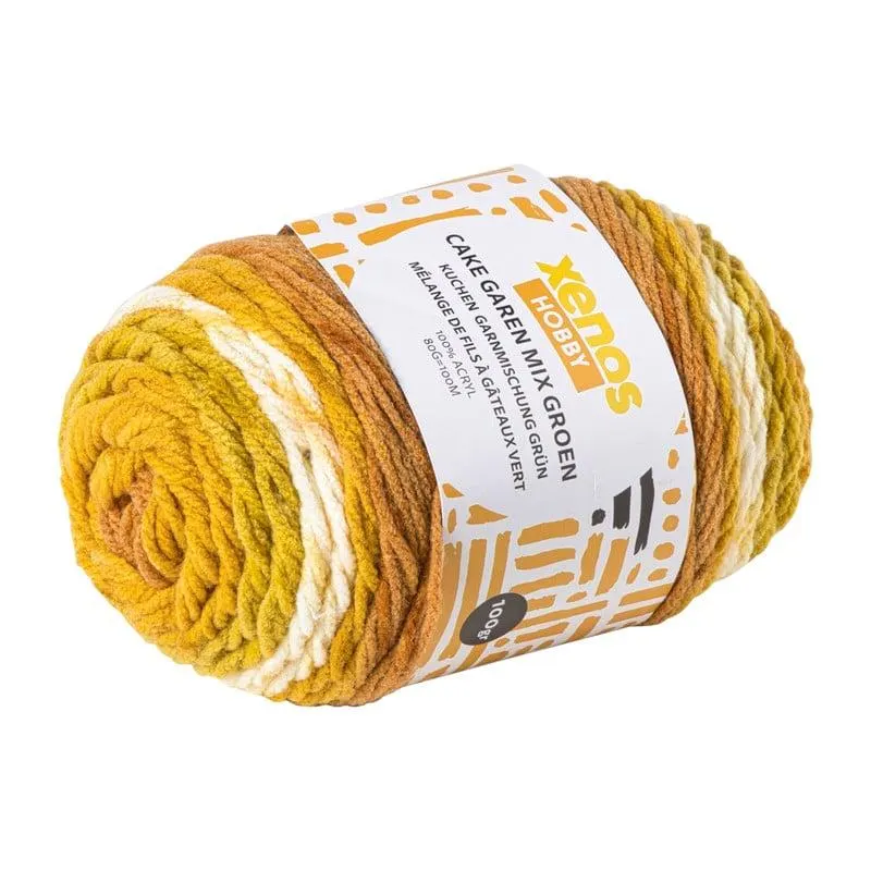 Garen cakemix - groen - 100 gram - 160 meter