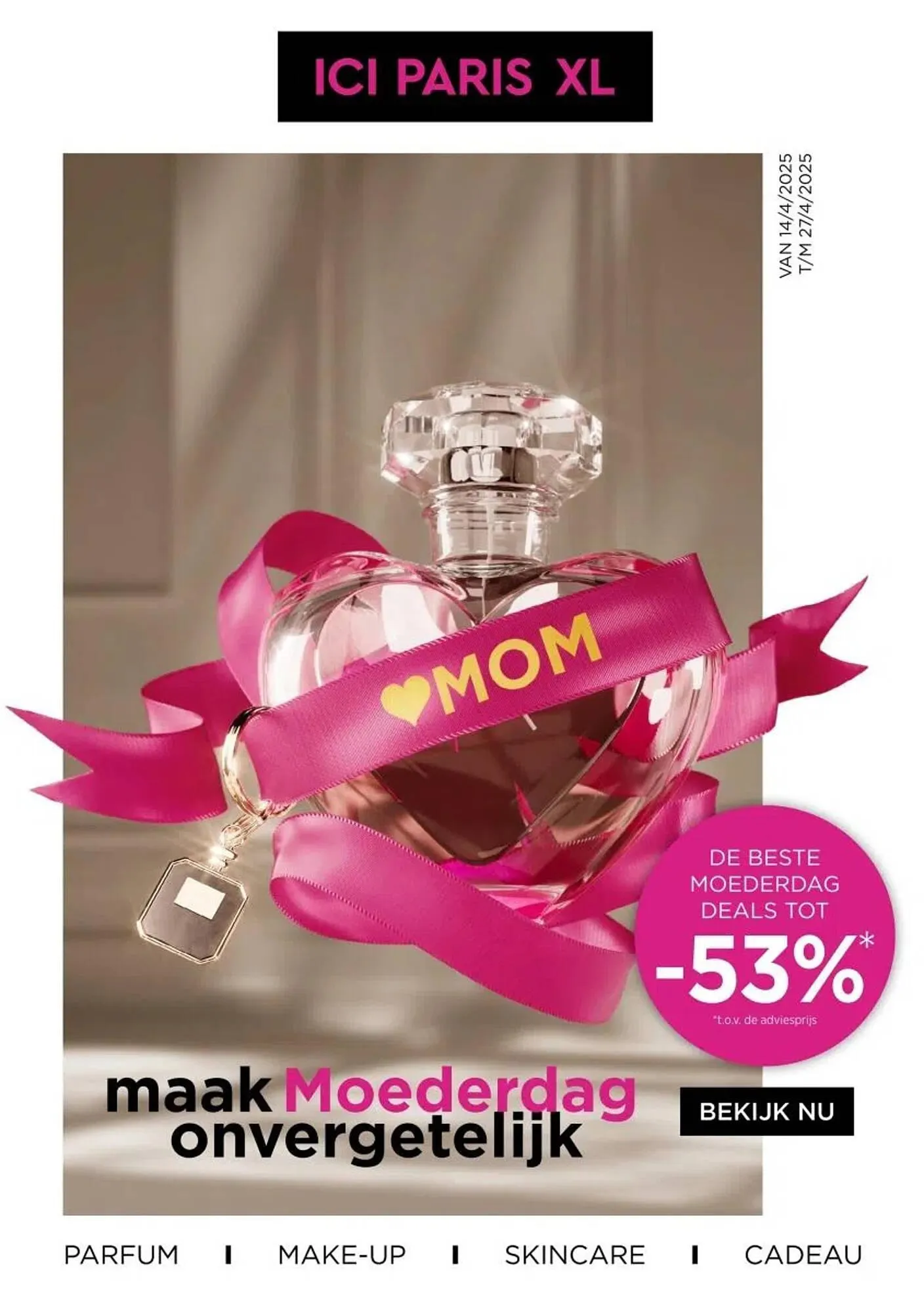 ICI Paris XL folder van 14 april tot 27 april 2025 - Folder pagina 1