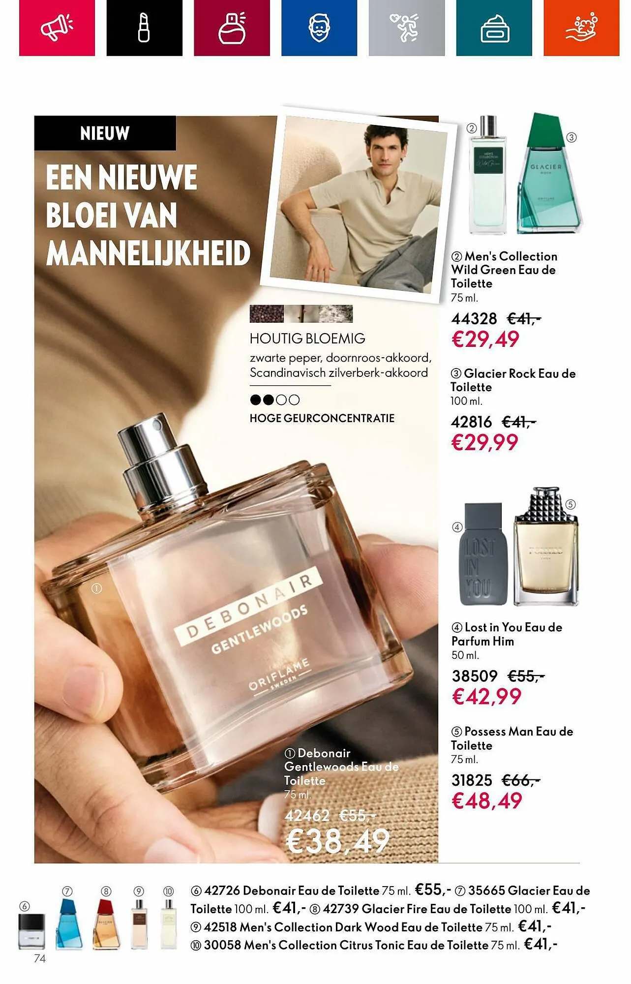 Oriflame folder van 18 juli tot 1 augustus 2023 - Folder pagina 74