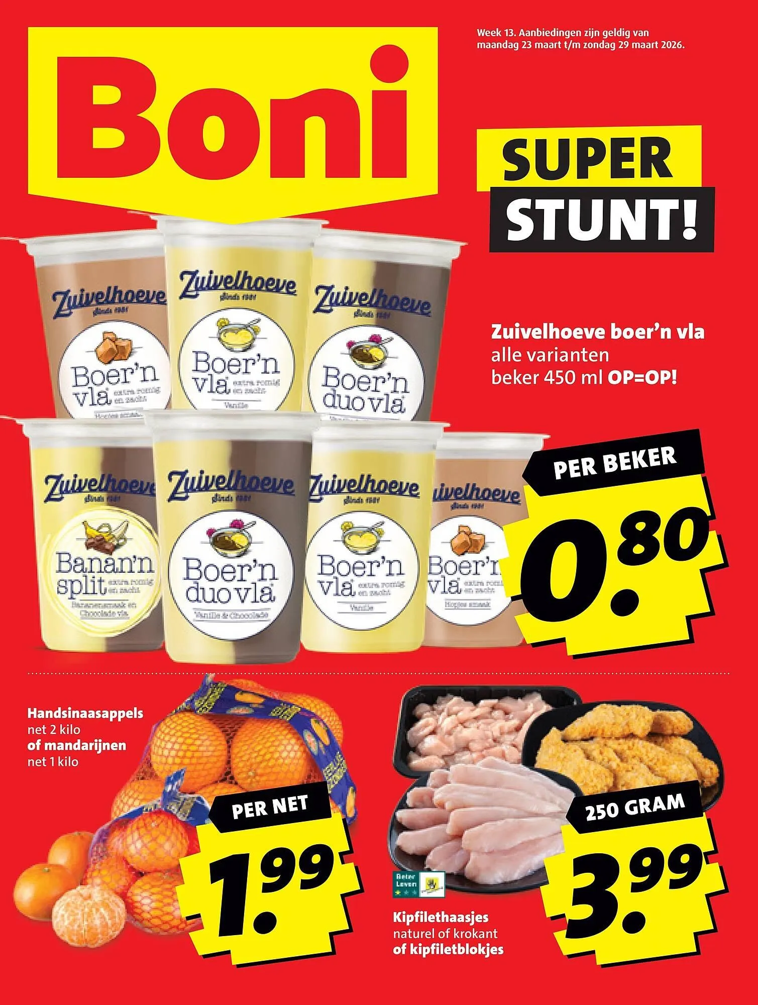 Boni folder van 23 maart tot 29 maart 2026 - Folder pagina 1