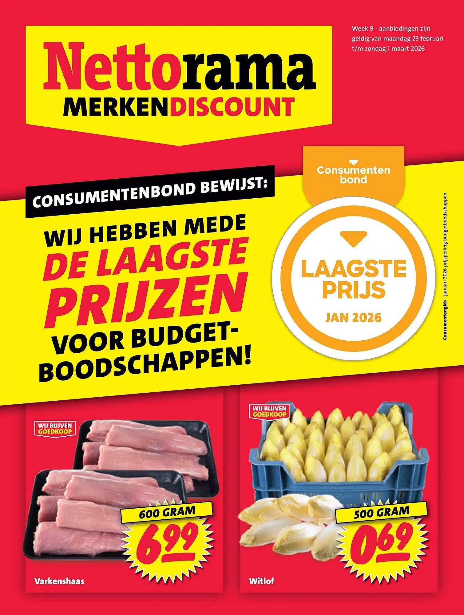 Nettorama folder van 23 februari tot 1 maart 2026 - Folder pagina 1