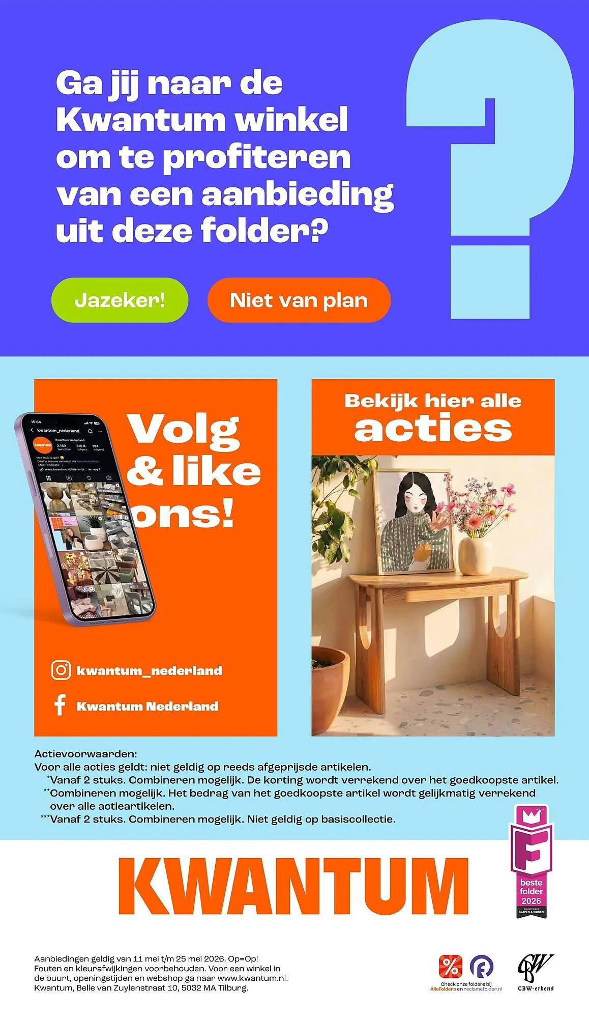 Kwantum folder van 11 mei tot 25 mei 2026 - Folder pagina 23