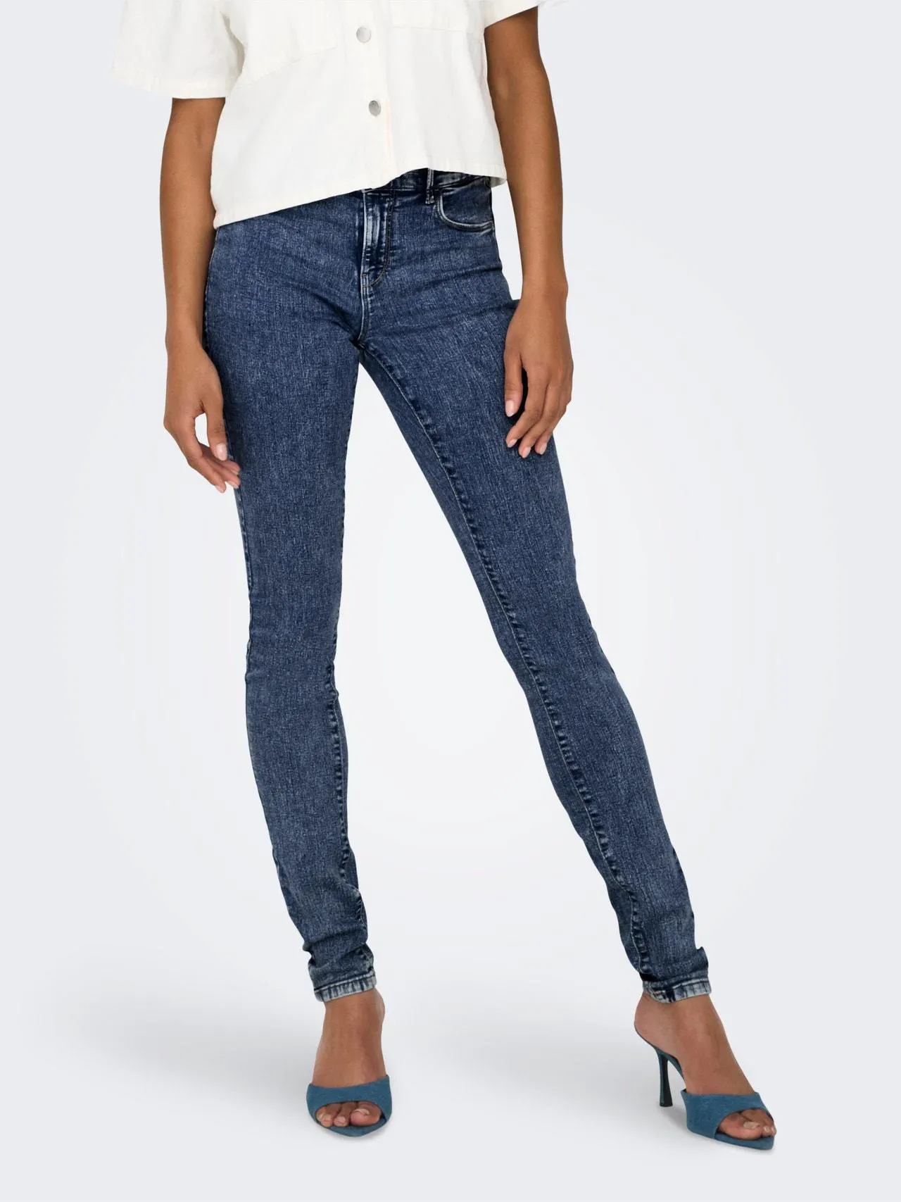 Skinny fit Mid waist Jeans