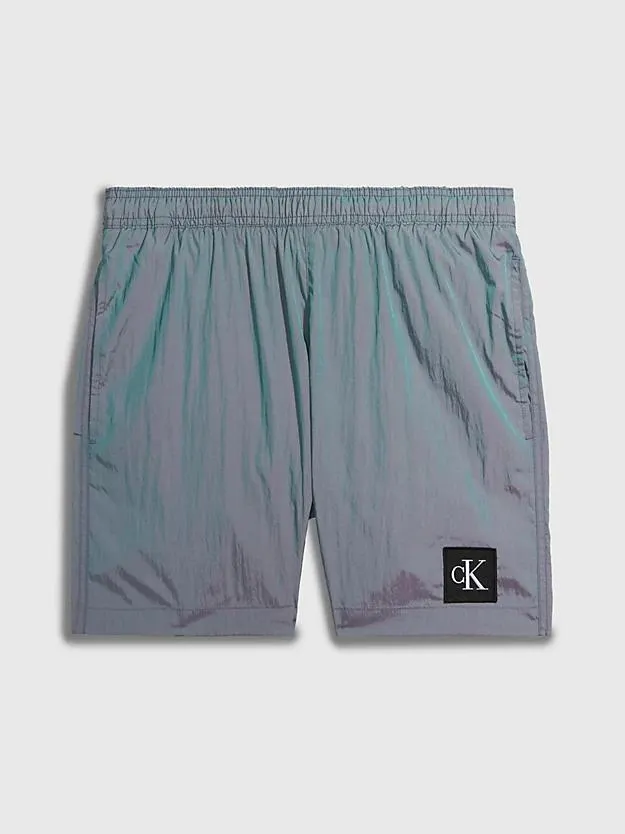 Medium zwemshort met trekkoord - CK Nylon