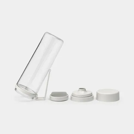 Make & Take Waterfles Met zeef 0,5 liter - Light Grey