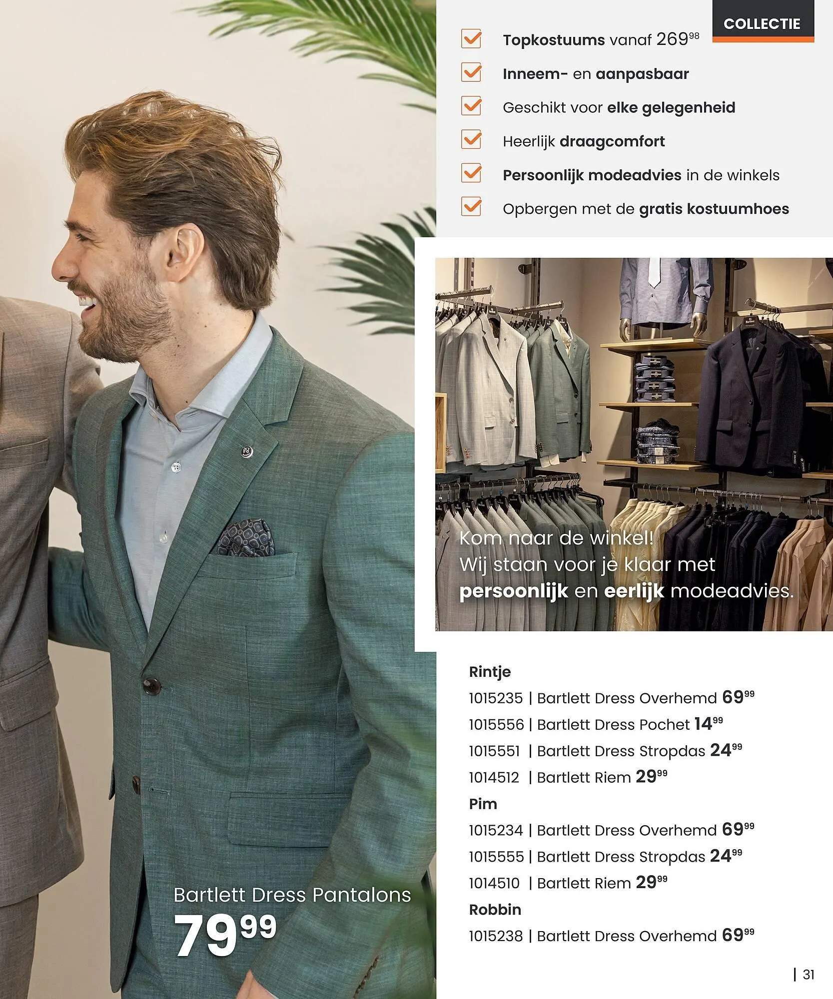 Van Dal Mannenmode folder van 16 maart tot 1 juni 2025 - Folder pagina 31