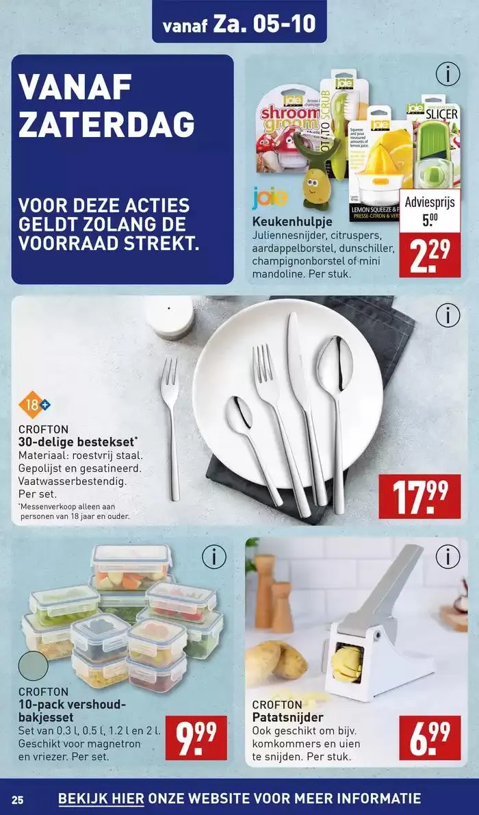Actuele deals en aanbiedingen van 28 september tot 12 oktober 2024 - Folder pagina 25