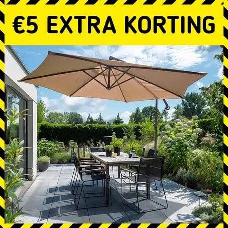 XXL Zweefparasol Katie - 3 Meter