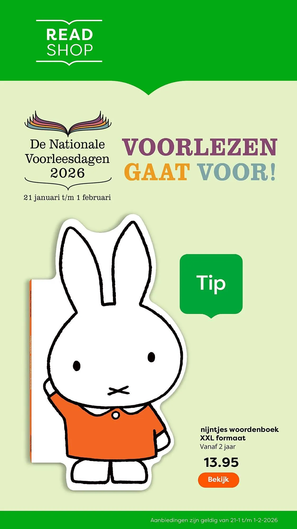The Read Shop folder van 19 januari tot 1 februari 2026 - Folder pagina 1