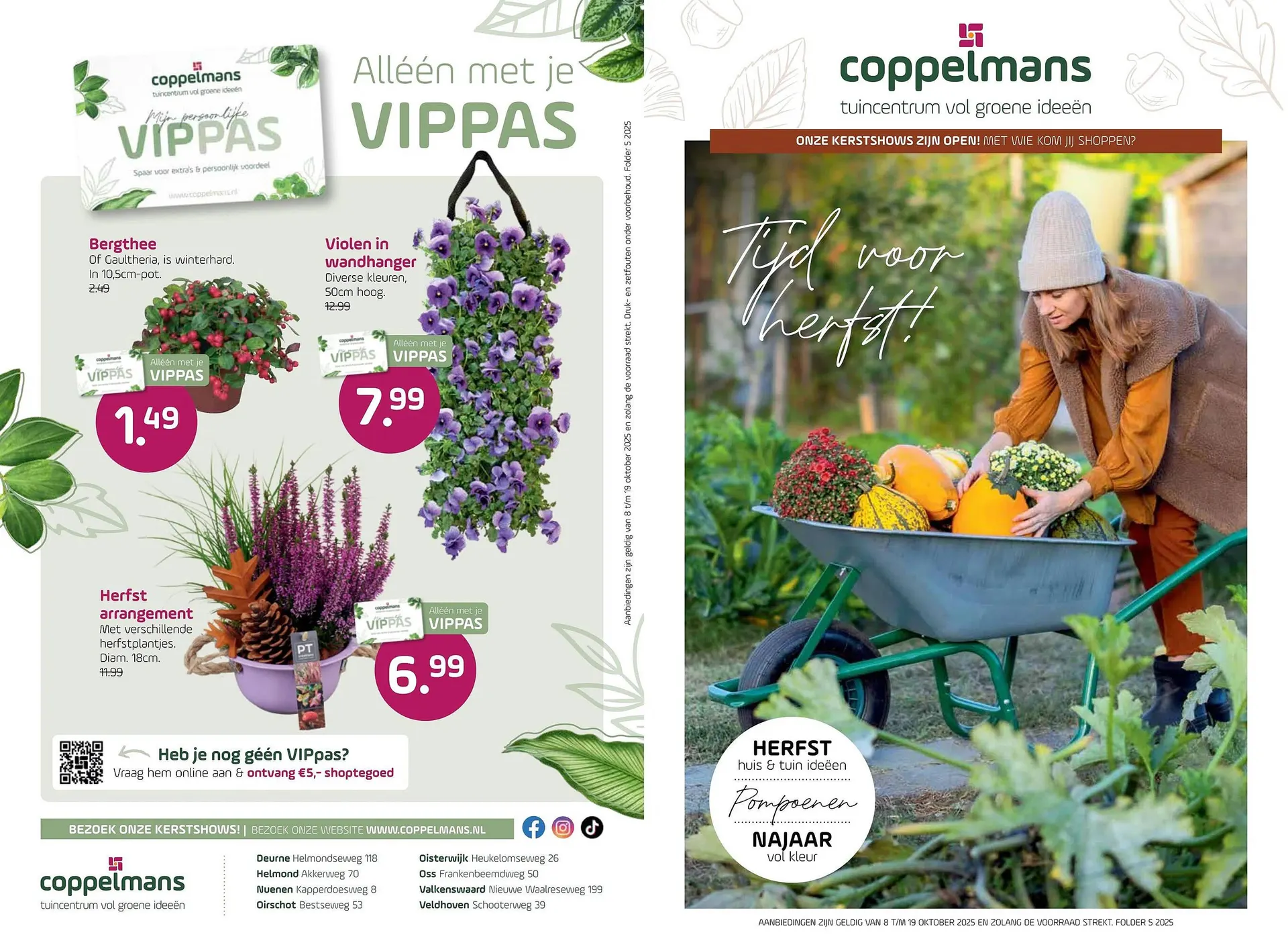 Coppelmans folder van 8 oktober tot 19 oktober 2025 - Folder pagina 1