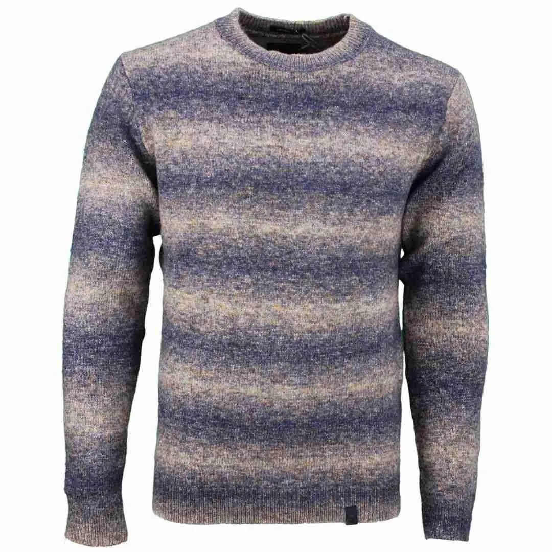 Gestreepte Trui met Ronde Hals Slate Stripe