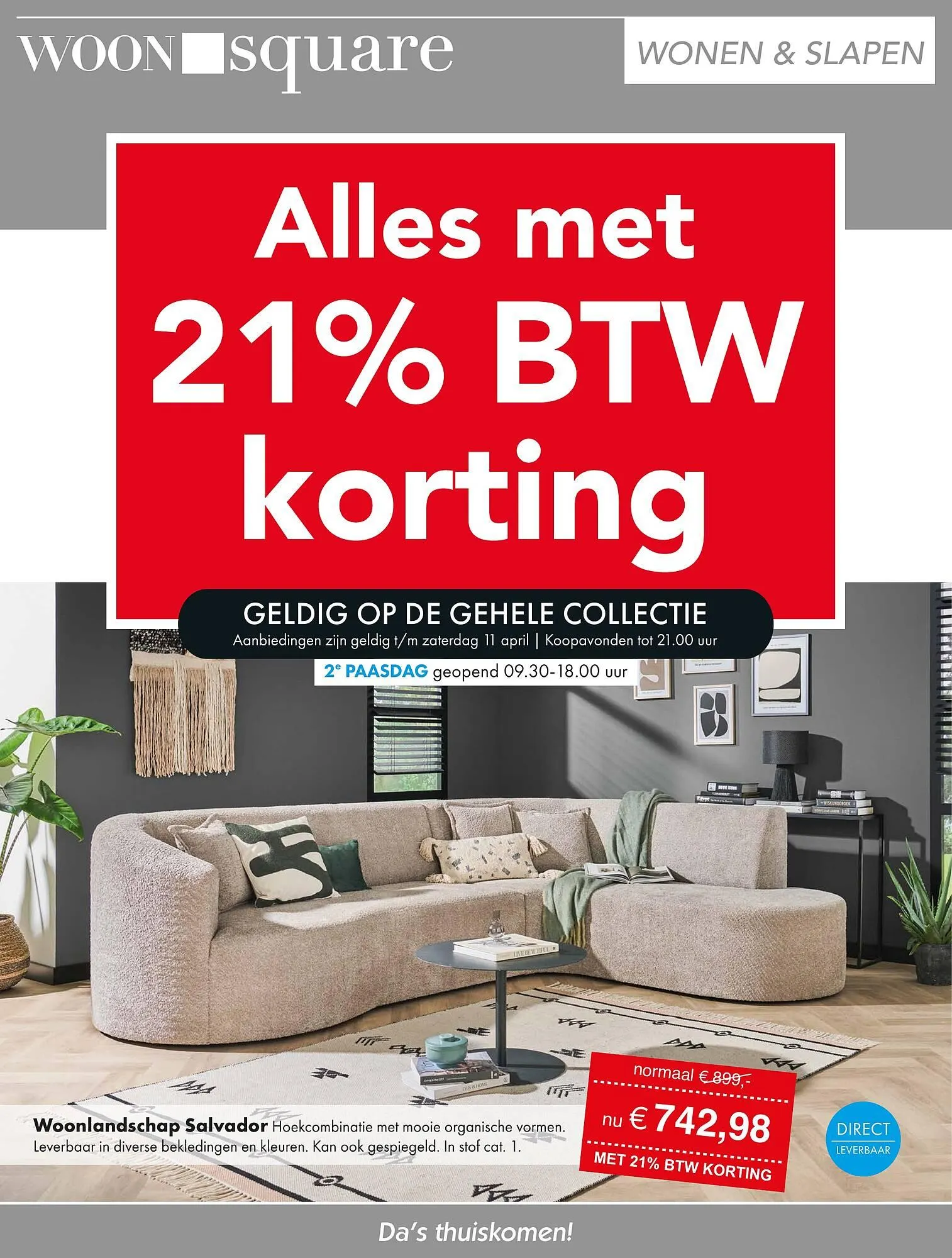 Woonsquare folder van 6 april tot 11 april 2026 - Folder pagina 1