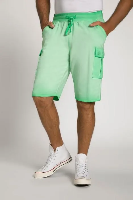 joggingbroek, kort model, cargozakken, cool dyed