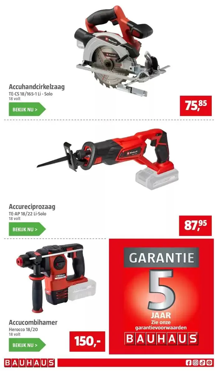 Folder Bauhaus van 29 oktober tot 12 november 2024 - Folder pagina 19