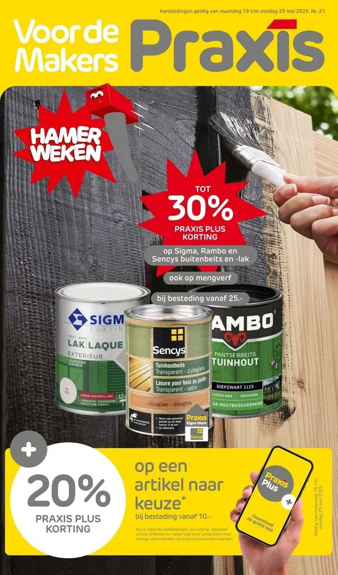 Praxis folder van 19 mei tot 25 mei 2025 - Folder pagina 1