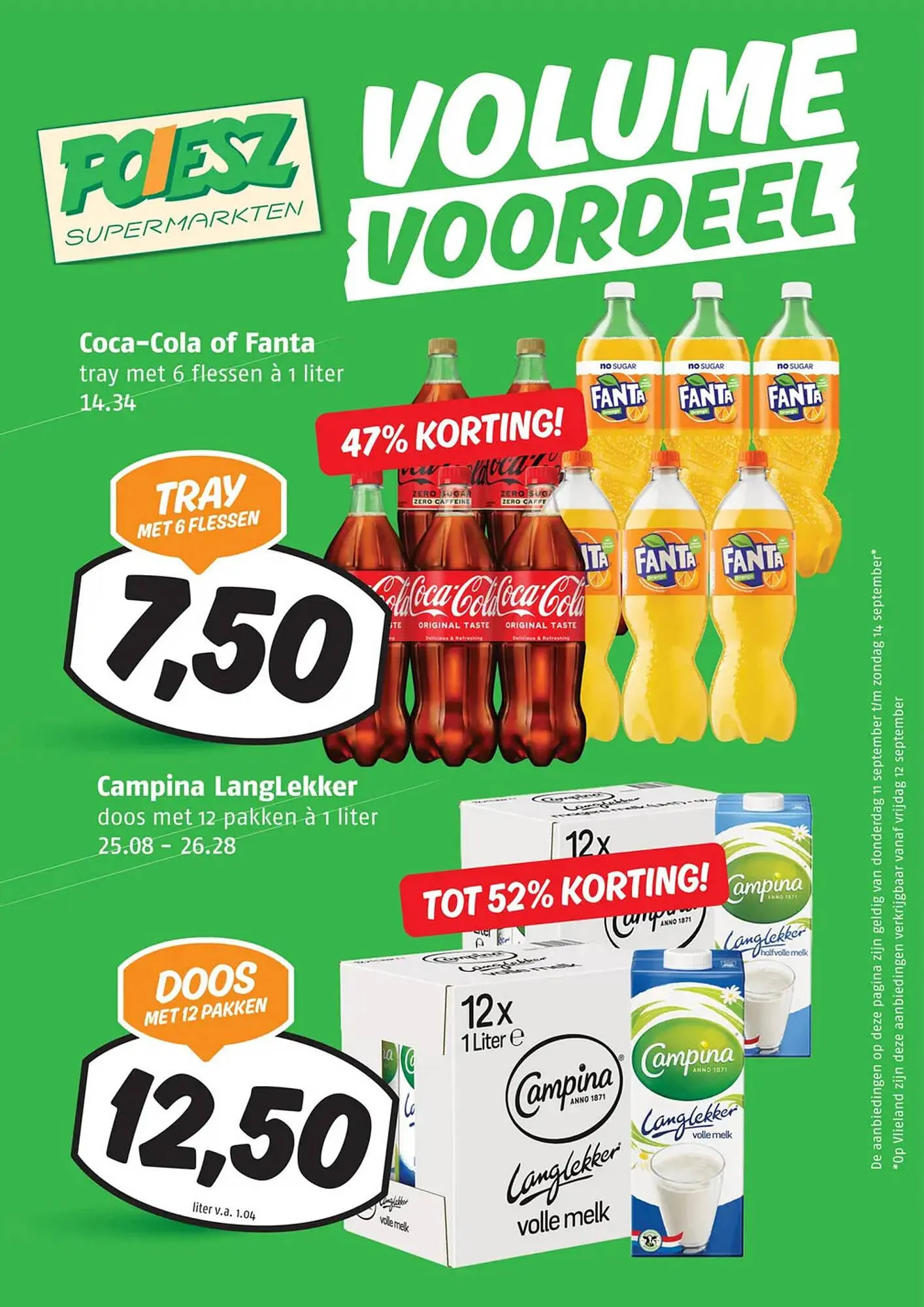 Poiesz folder van 11 september tot 14 september 2025 - Folder pagina 1