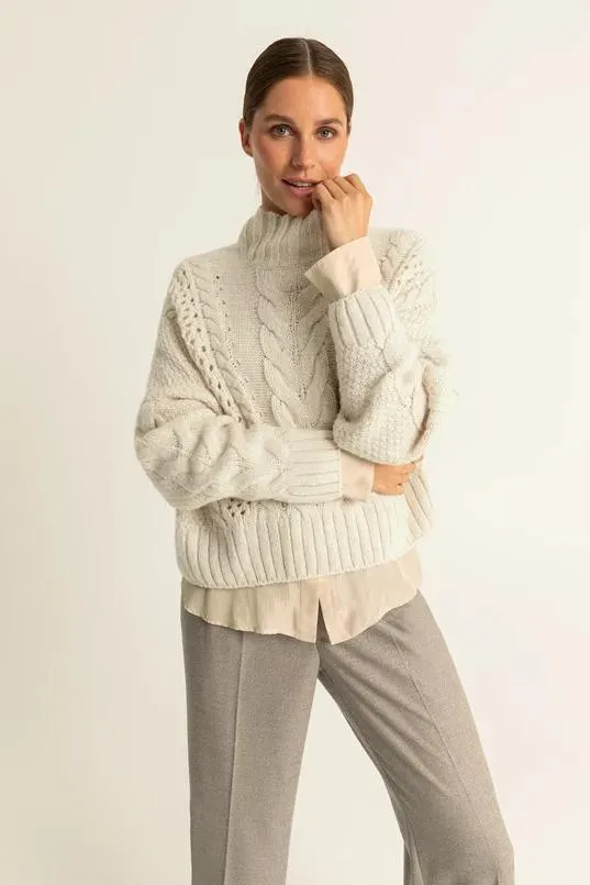 Kabeltrui alpaca wolmix