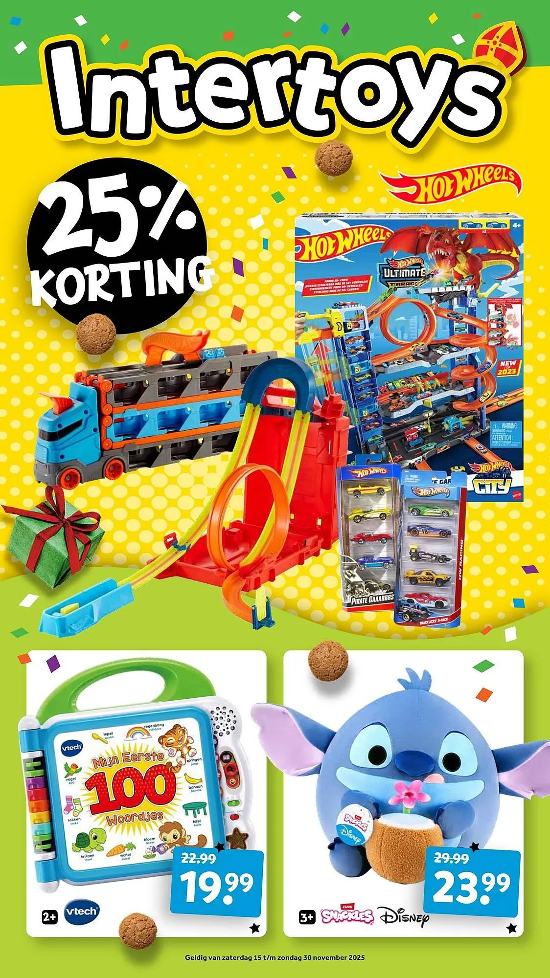Intertoys folder van 15 november tot 30 november 2025 - Folder pagina 1