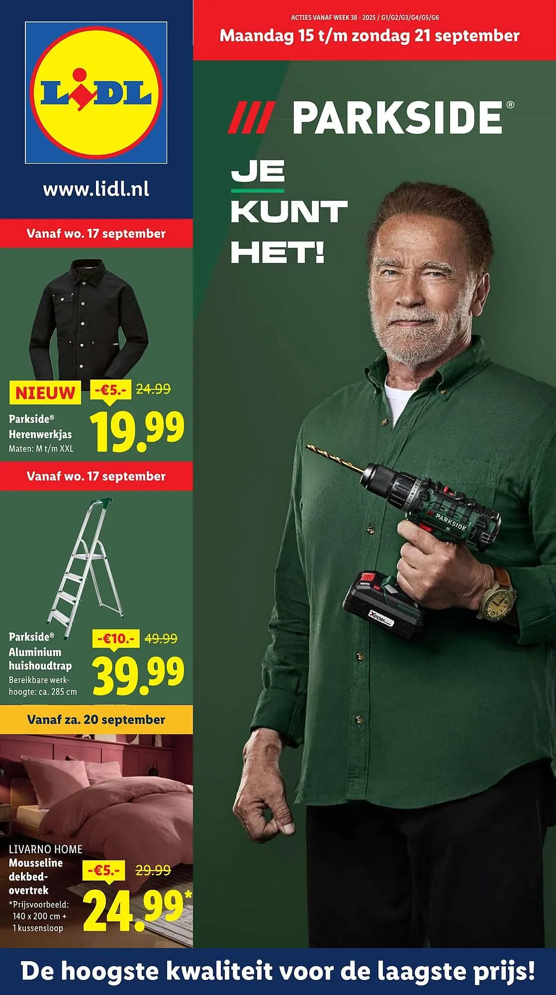 Lidl folder van 15 september tot 21 september 2025 - Folder pagina 1