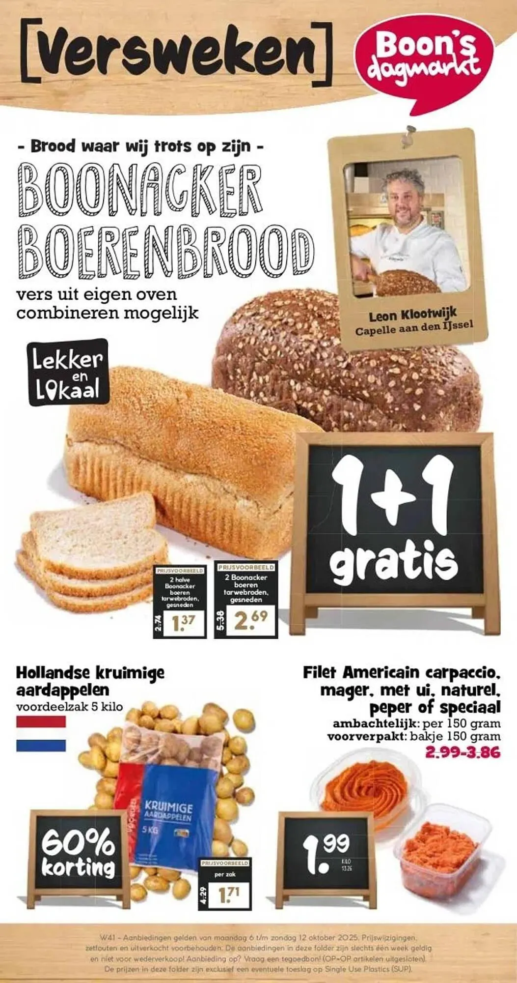 Boon`s Markt folder van 6 oktober tot 12 oktober 2025 - Folder pagina 1