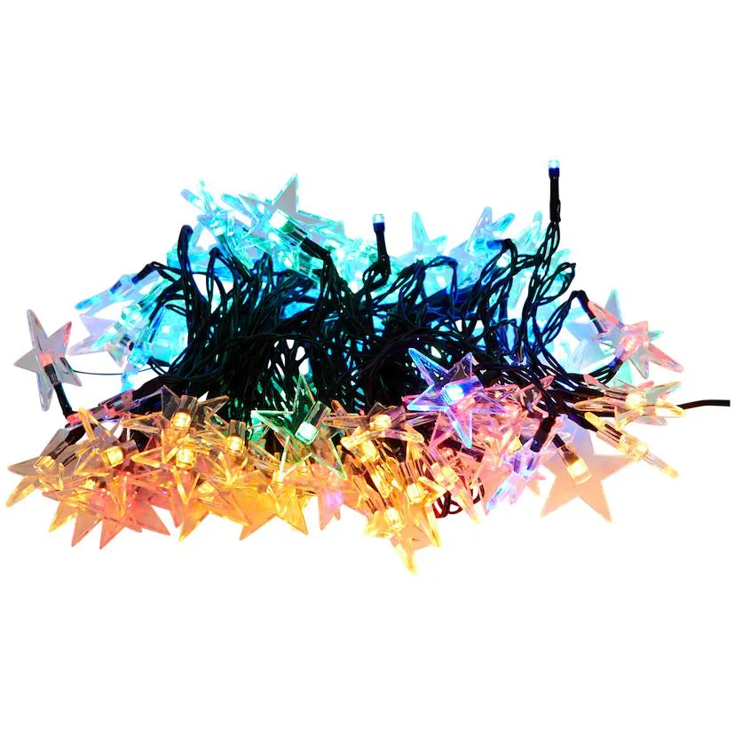 Kerstverlichting met sterren