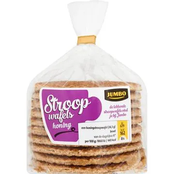 Jumbo Stroopwafels met Honing 365g