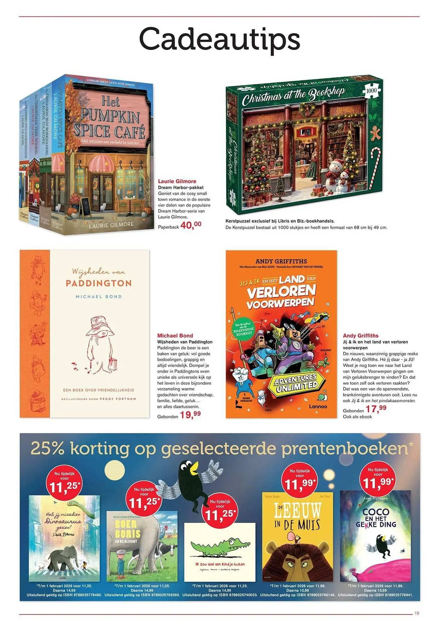 Libris folder van 12 november tot 31 december 2025 - Folder pagina 19