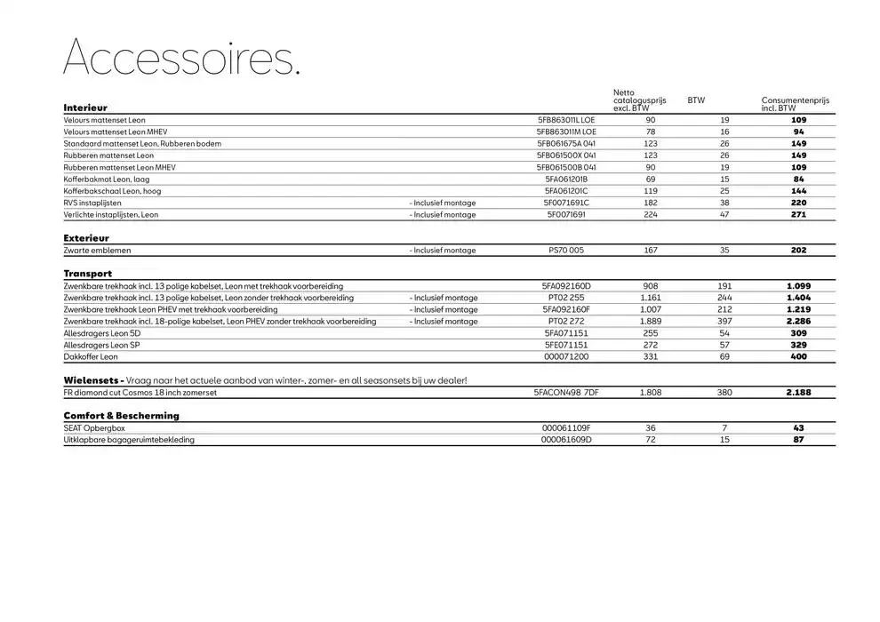 SEAT Leon Sportstourer van 22 januari tot 22 januari 2026 - Folder pagina 21