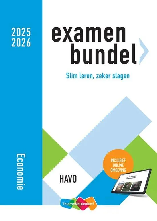 Examenbundel online + boek havo Economie 2025/2026