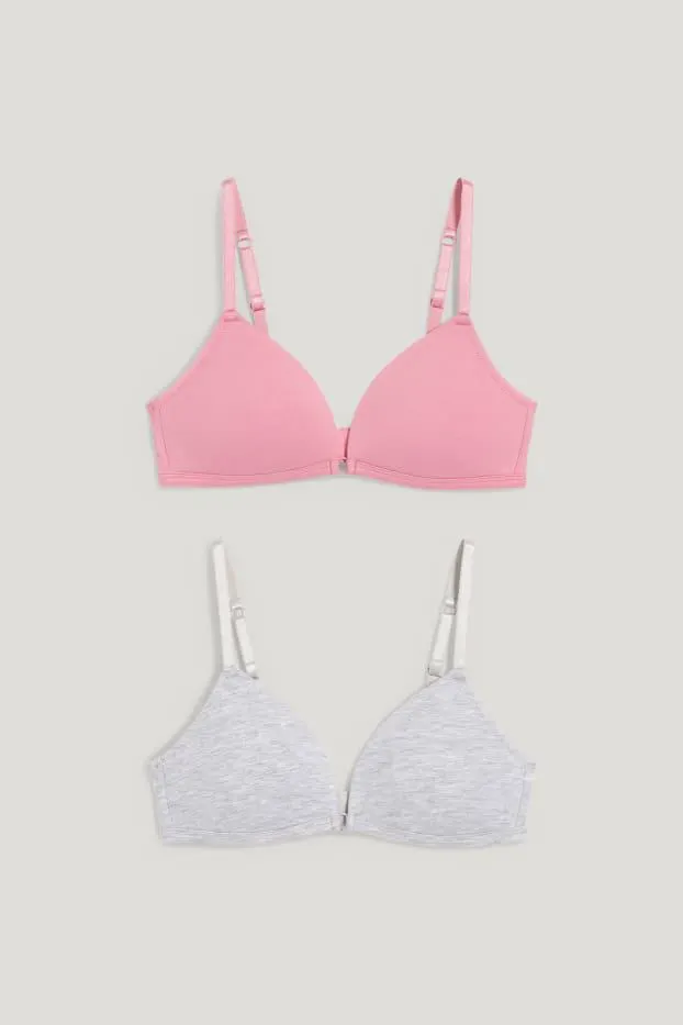 Multipack of 2 - non-wired bra - padded