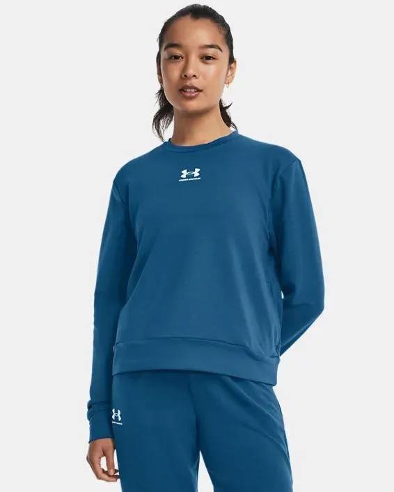 Damestop UA Rival Terry met ronde hals