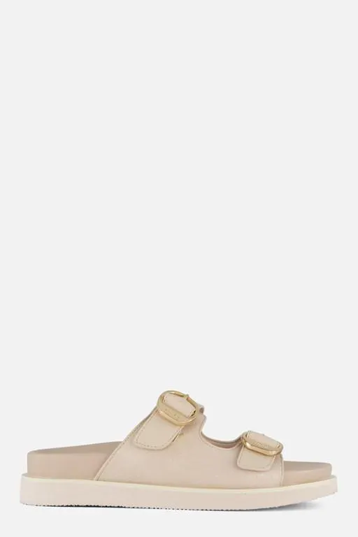 Nirken Slippers beige Pu