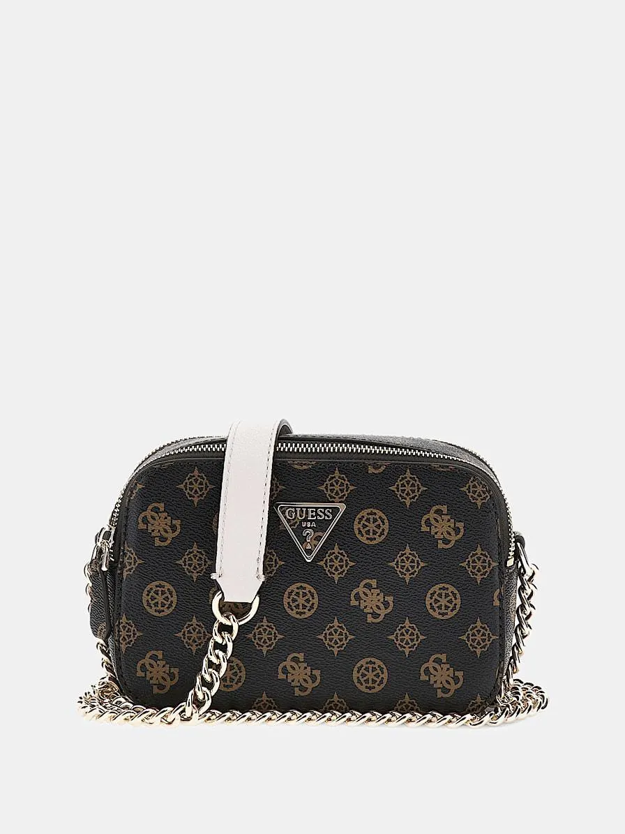 Mini-crossbody noelle met 4g-logo peony